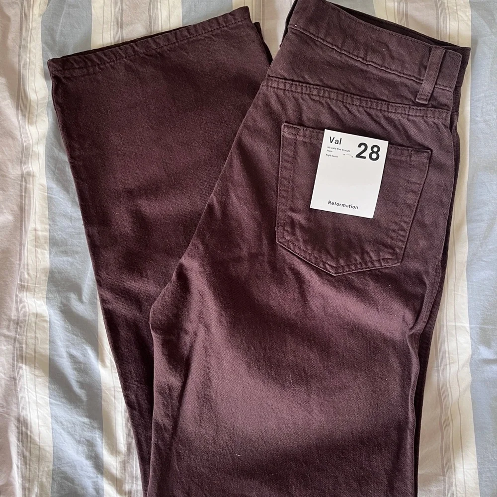 Reformation Val 90s High-Rise Straight Jeans - Picture 1 of 3